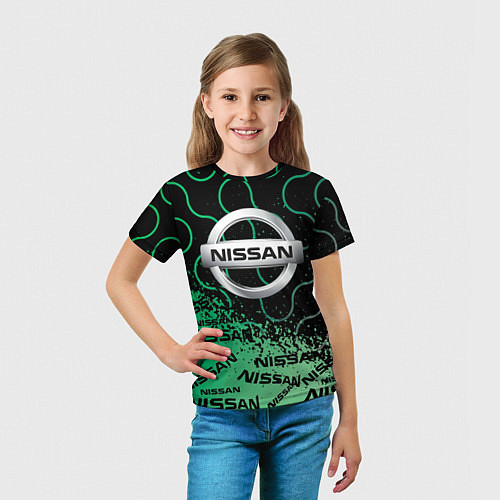 Детские 3D-футболки Ниссан
