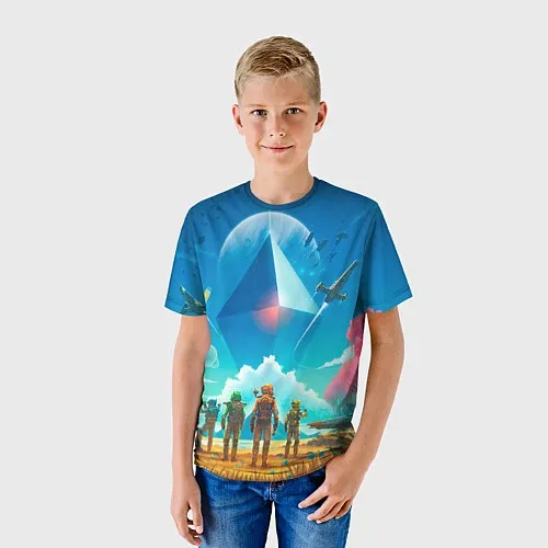 Детские 3D-футболки No Mans Sky