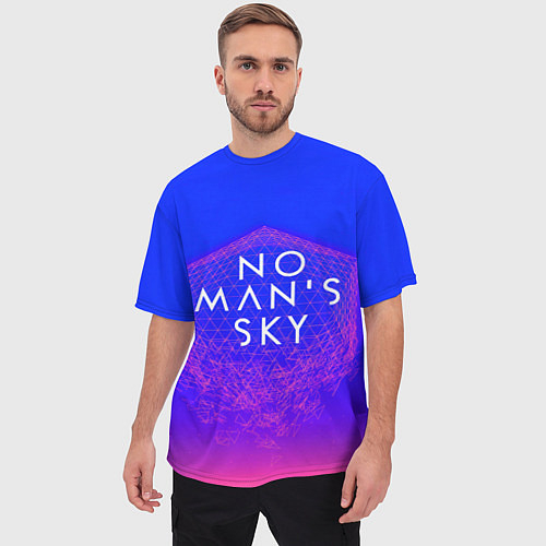 Мужские футболки оверсайз No Mans Sky