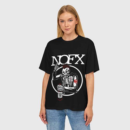 Женские футболки оверсайз NOFX