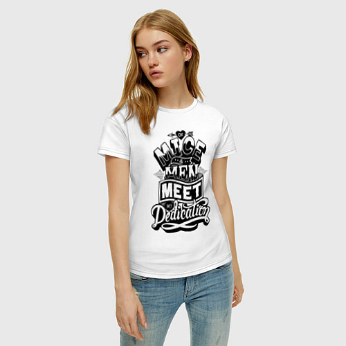 Женские хлопковые футболки Of Mice & Men