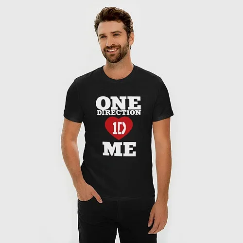 Мужские приталенные футболки One Direction