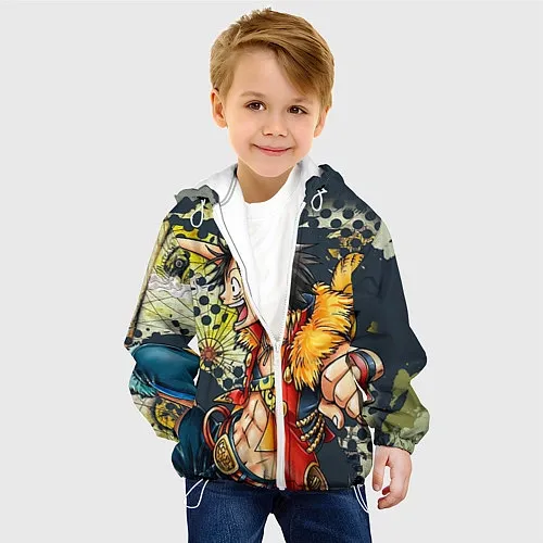 Детские куртки с капюшоном One Piece