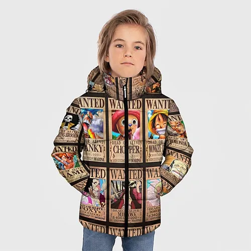 Детские куртки с капюшоном One Piece