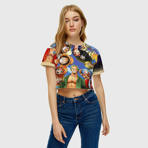 Женские укороченные футболки One Piece