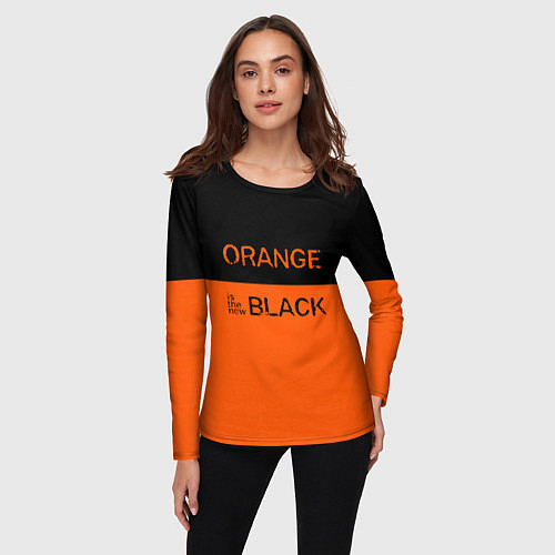Женские Лонгсливы полноцветные Orange Is the New Black