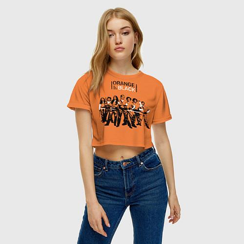 Женские укороченные футболки Orange Is the New Bla