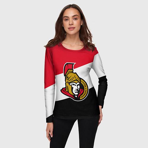 Женские футболки с рукавом Оттава Сенаторз