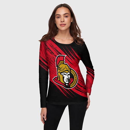 Женские футболки с рукавом Оттава Сенаторз