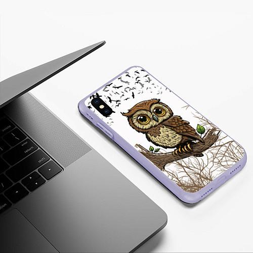 Чехлы для iPhone XS Max с совами