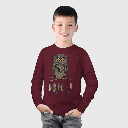 Детские футболки с рукавом с совами