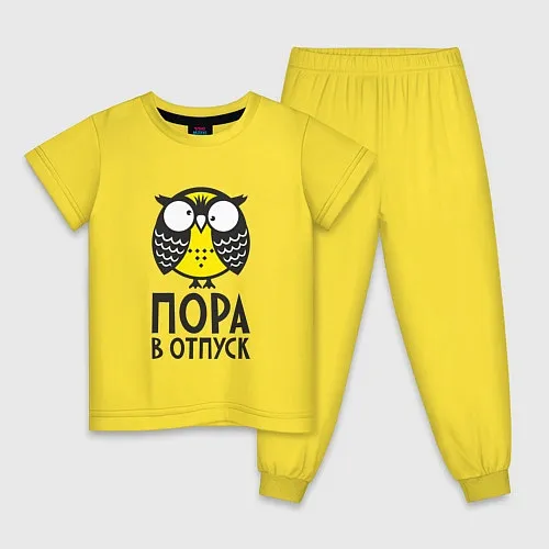 Детские Пижамы с совами