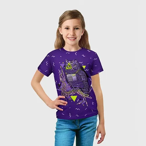Детские 3D-футболки с совами