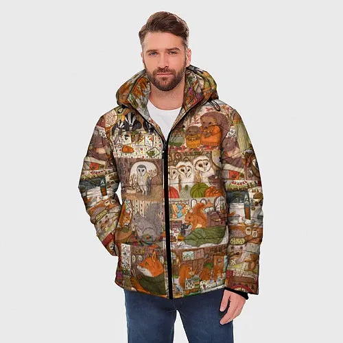 Куртки с капюшоном с совами