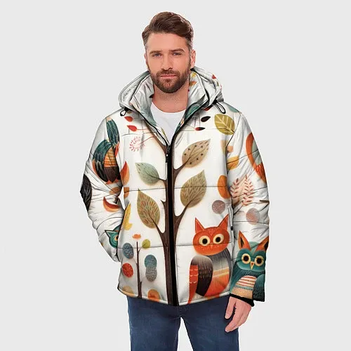 Куртки с капюшоном с совами