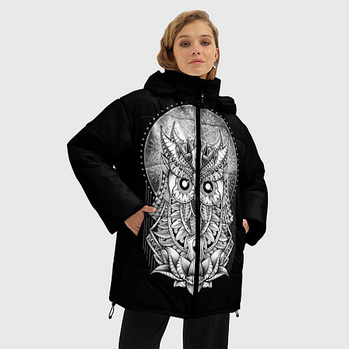 Женские куртки с капюшоном с совами