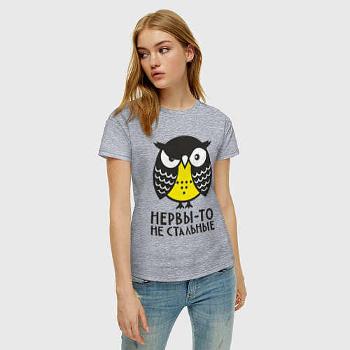Женские хлопковые футболки с совами