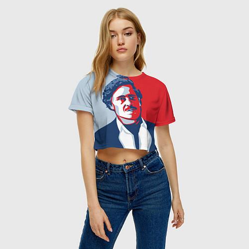 Женские укороченные футболки Пабло Эскобар