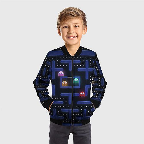 Детские куртки-бомберы Pac-Man