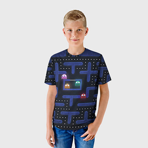 Детские 3D-футболки Pac-Man