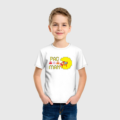 Детские хлопковые футболки Pac-Man
