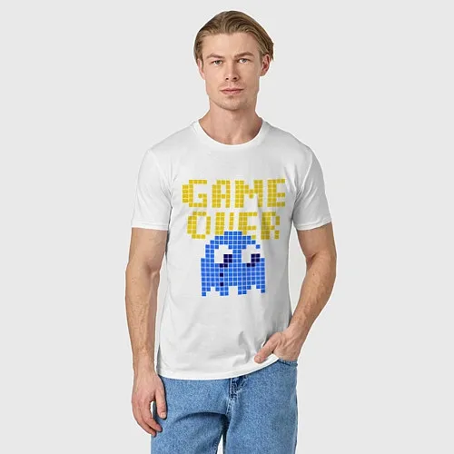 Мужские хлопковые футболки Pac-Man