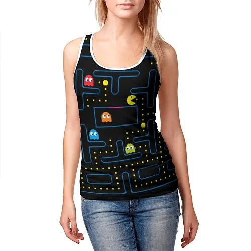 Женские 3D-майки Pac-Man