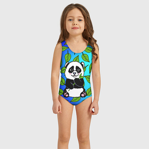 Детские купальники с пандами