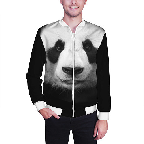 Мужские куртки-бомберы с пандами