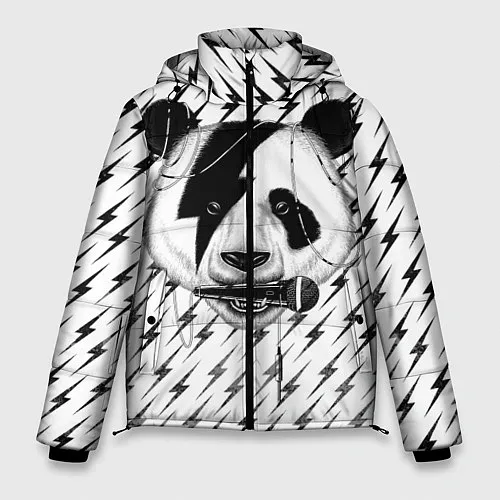 Мужские куртки с капюшоном с пандами