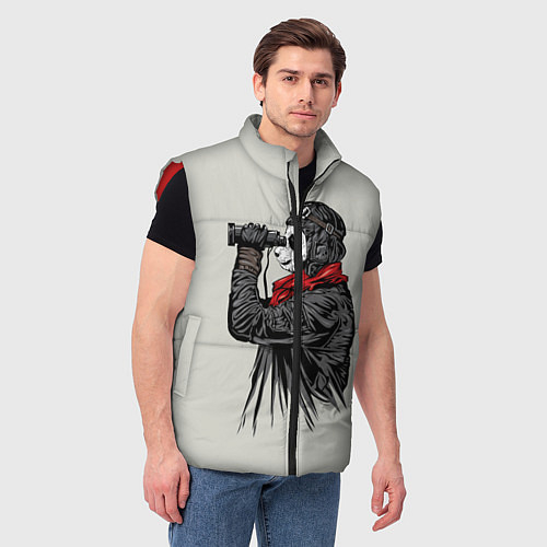 Мужские жилетки с пандами