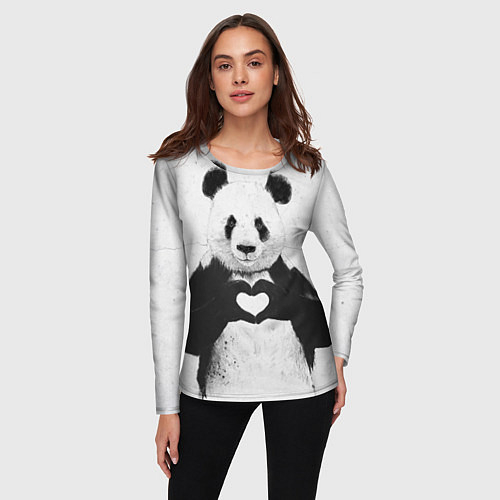 Женские футболки с рукавом с пандами