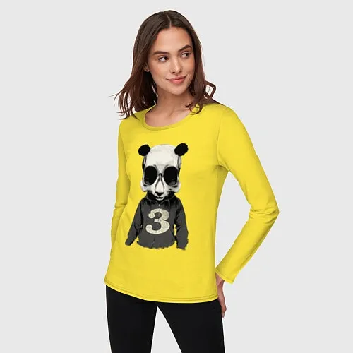 Женские футболки с рукавом с пандами