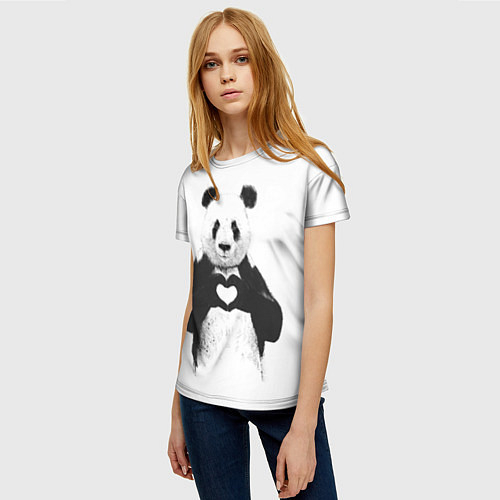 Женские 3D-футболки с пандами