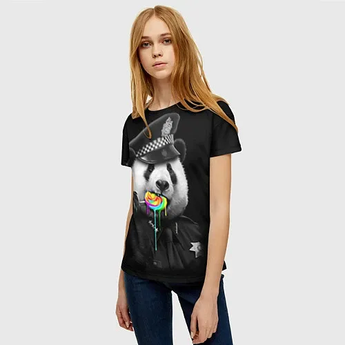 Женские 3D-футболки с пандами