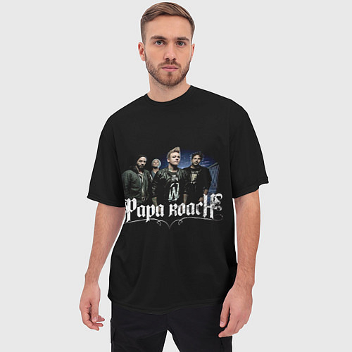 Мужские футболки оверсайз Papa Roach
