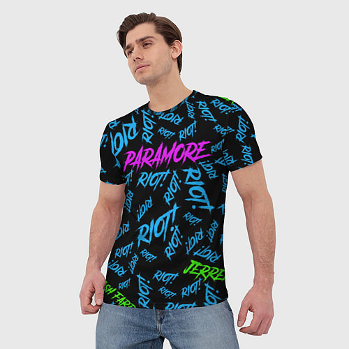 Мужские 3D-футболки Paramore