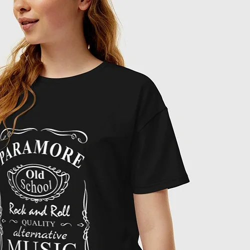 Женские футболки оверсайз Paramore