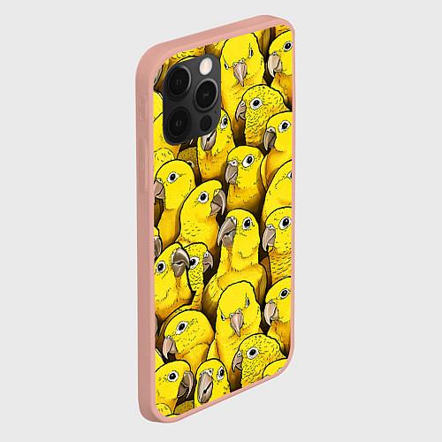 Чехлы iPhone 12 серии с попугаями