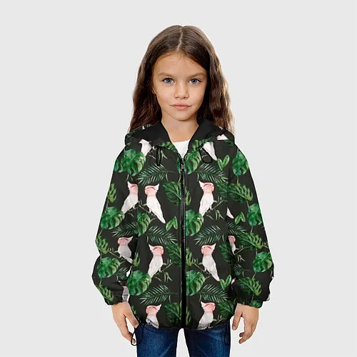 Детские Куртки демисезонные с попугаями