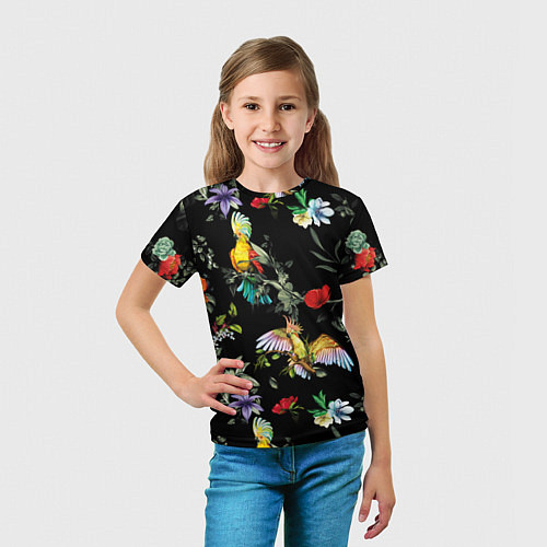 Детские футболки с попугаями