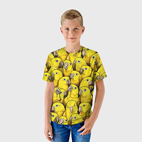 Детские футболки с попугаями
