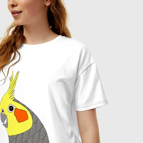 Женские хлопковые футболки с попугаями