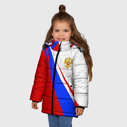 Детские патриотические куртки зимние