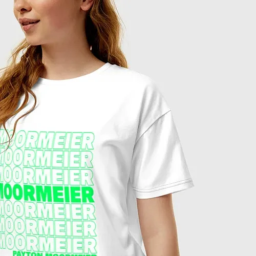 Женские футболки оверсайз Payton Moormeier