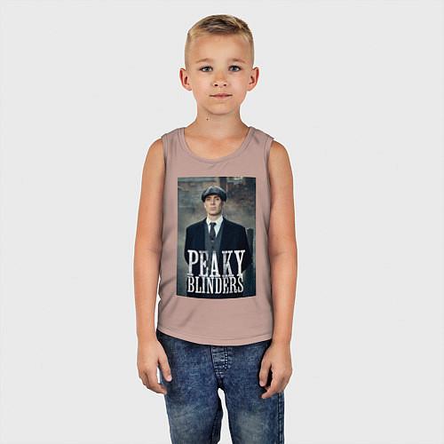 Детские майки-безрукавки Острые козырьки