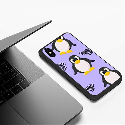 Чехлы для iPhone XS Max с пингвинами