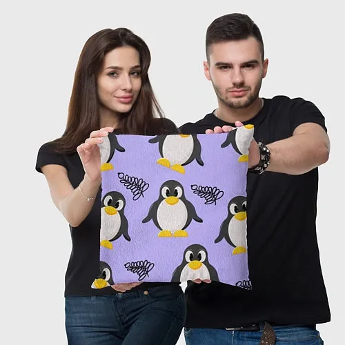Подушки для дивана с пингвинами