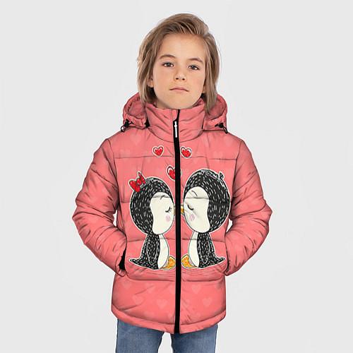 Детские куртки с капюшоном с пингвинами