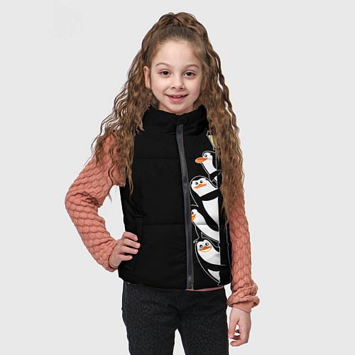Детские жилетки с пингвинами